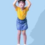 Jean Skirt With Tops